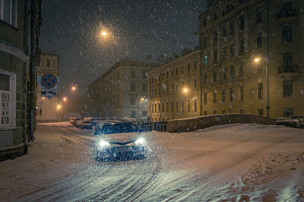 Рождественская метель в Питере
