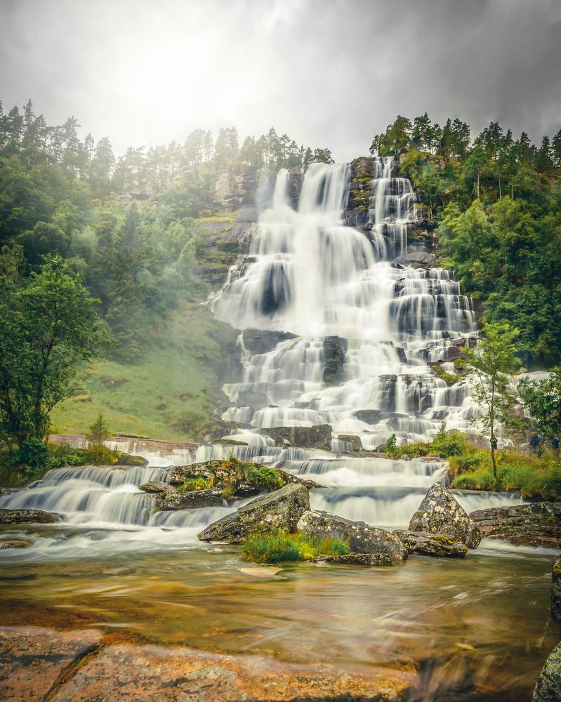 Norwegian waterfall