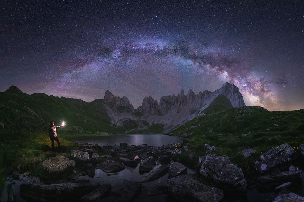 Noche bajo las estrellas