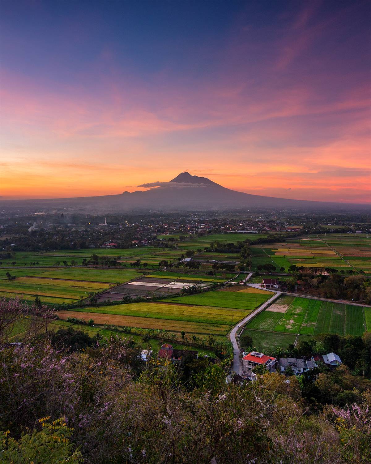 MERAPI AND THE LANDSCAPE AROUND