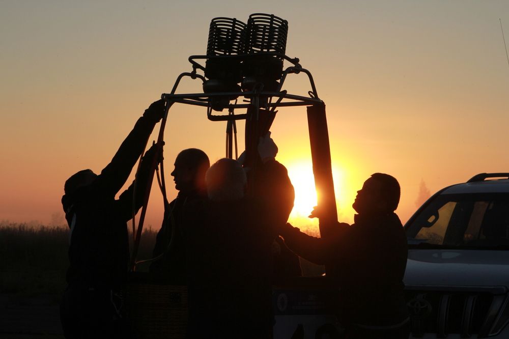 Соревнования воздухоплавателей.