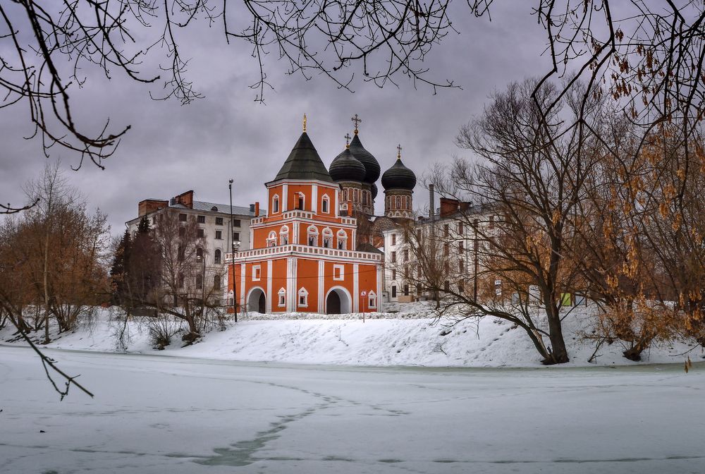 Февральский городской пейзаж.