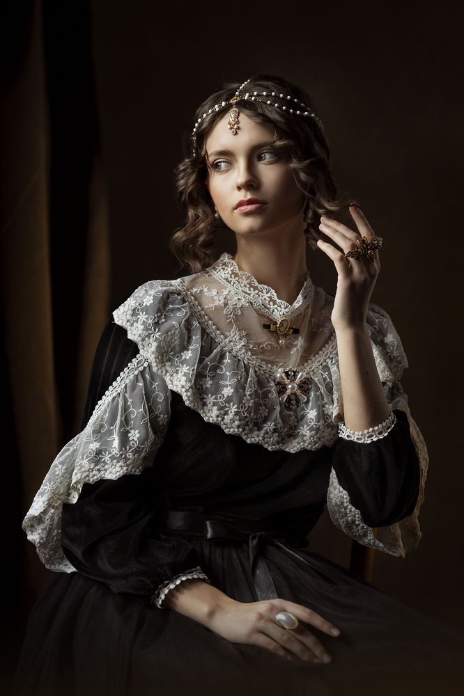 Портрет в старинном стиле