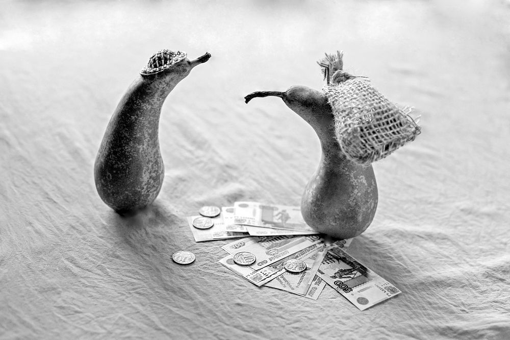 Зачем тебе деньги? У тебя нет фантазии.