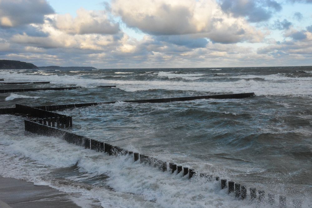День и ночь шумит волна