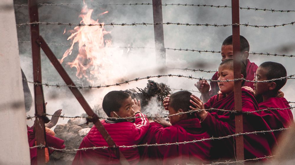 Basking smoke offering