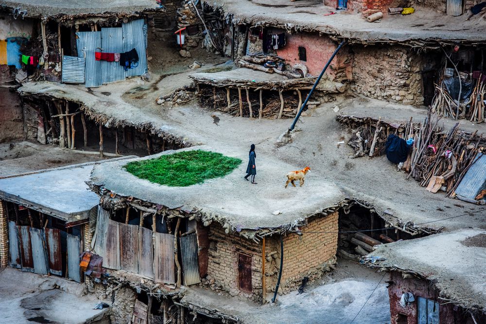 A girl in the village