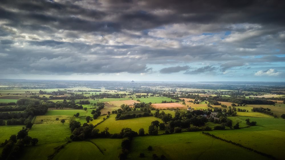 Mont-Saint-Michel from the land