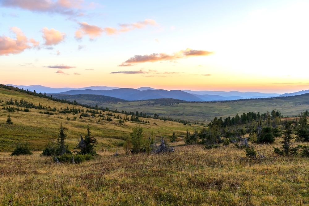 Вечер в горах