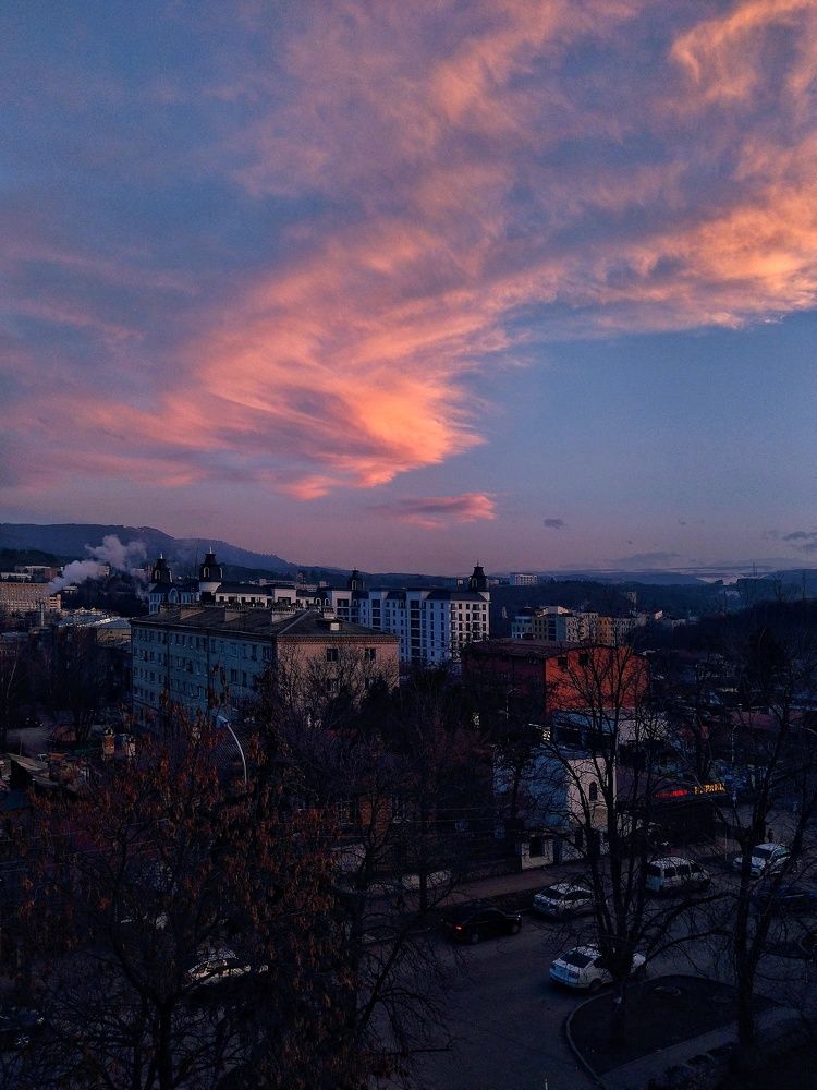 Февральский закат.
