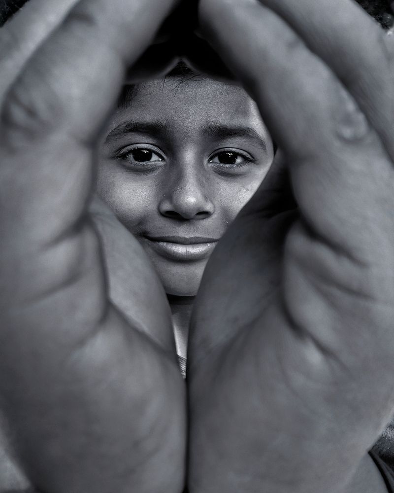 Magical smile for the happiness