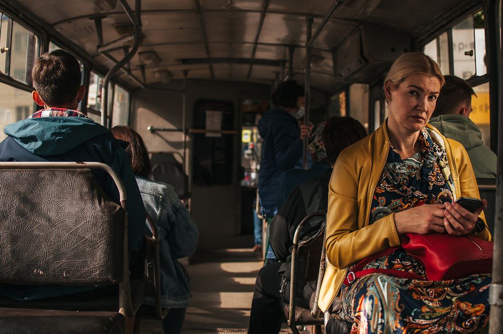 Дама в рязанском троллейбусе