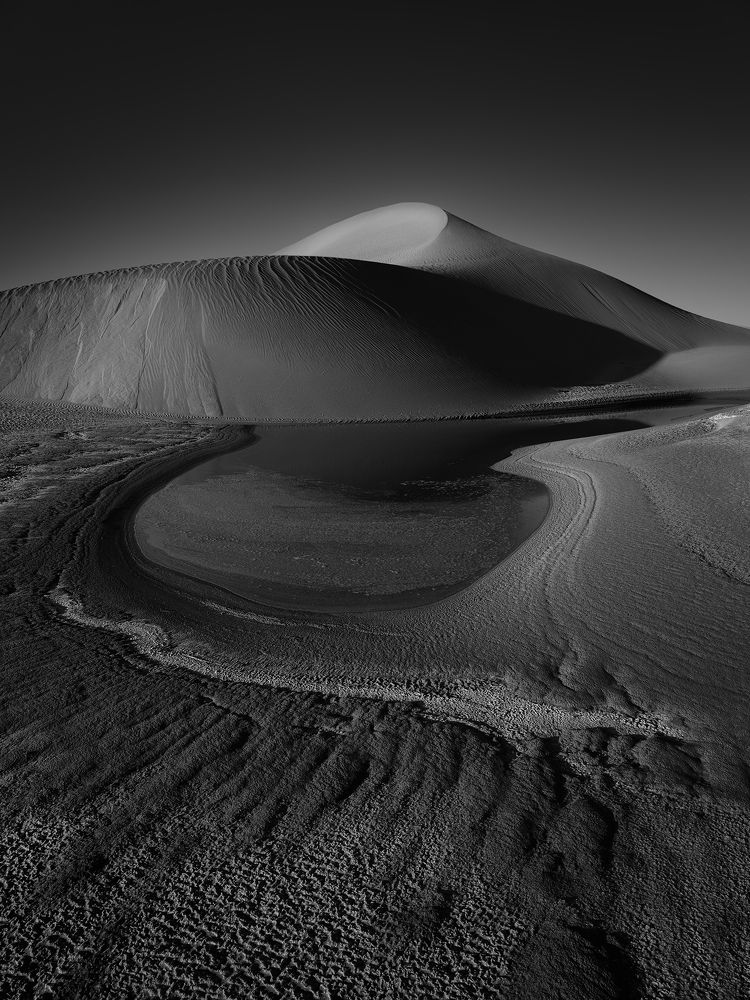 Small pond in the desert