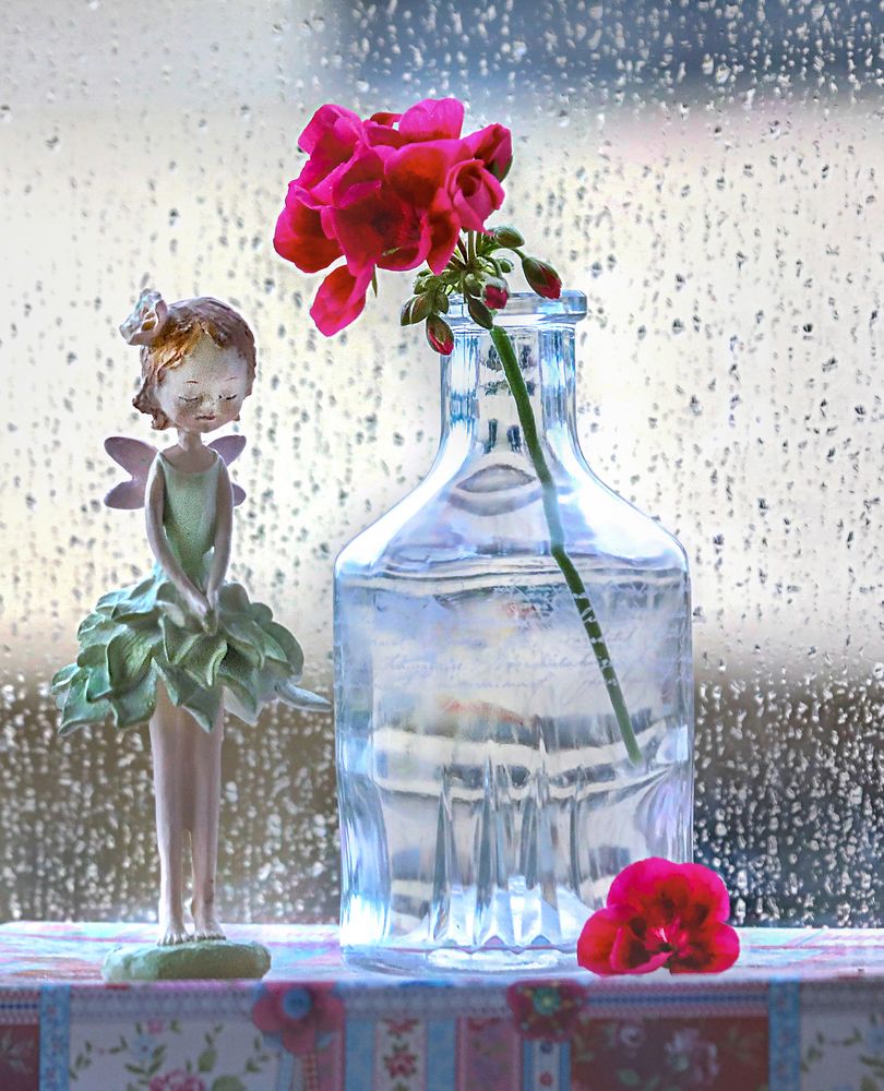 Дождь за окном.