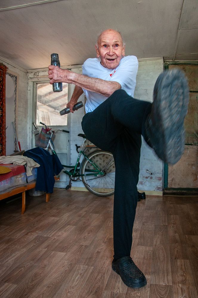 Оптимист в 96 лет /Optimist At 96