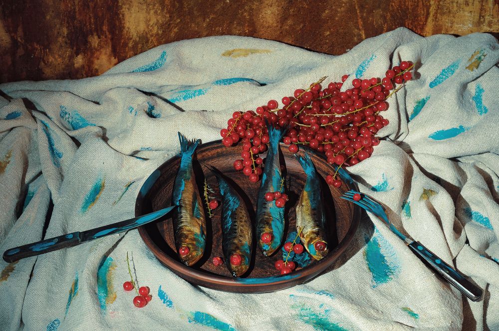 Рыба и ягоды