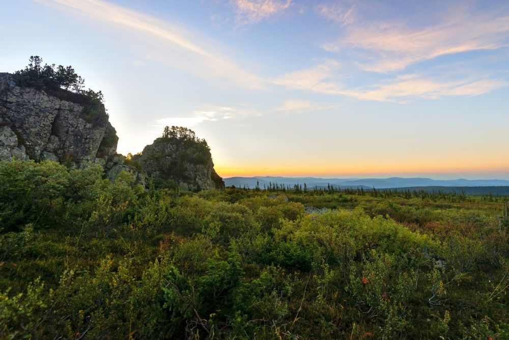 Вечер в горах