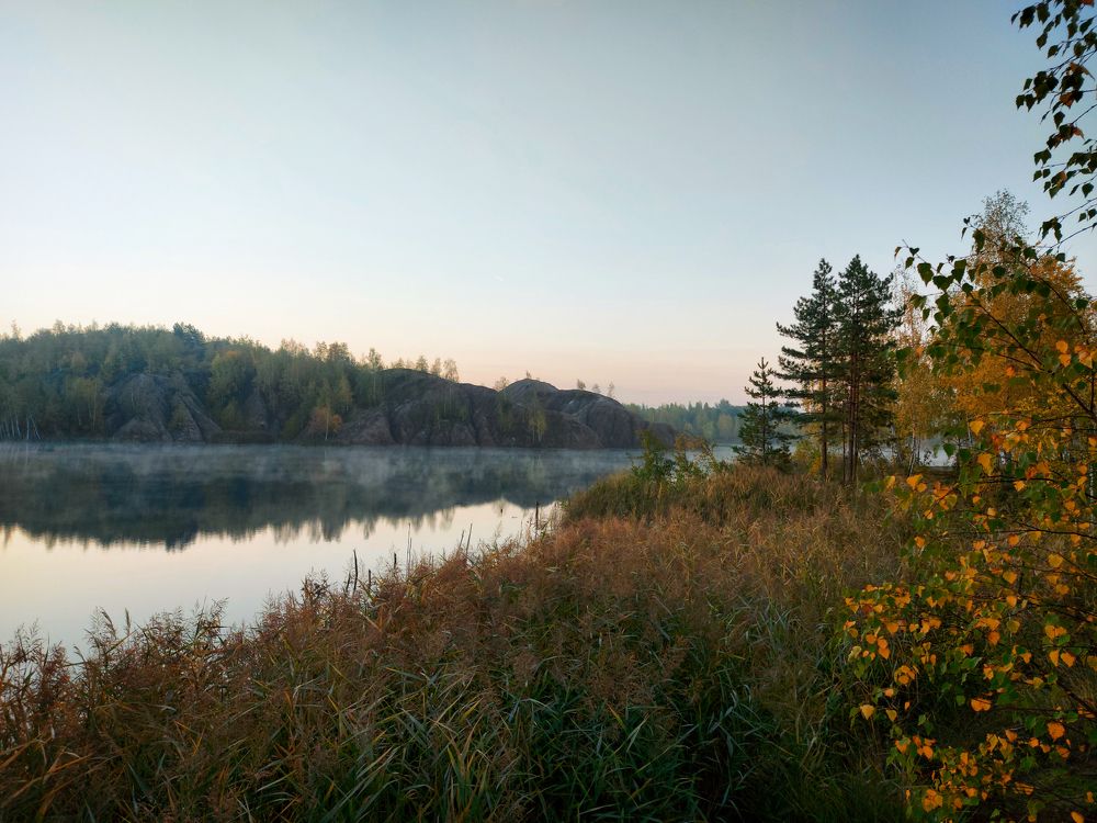 Осенний карьер.