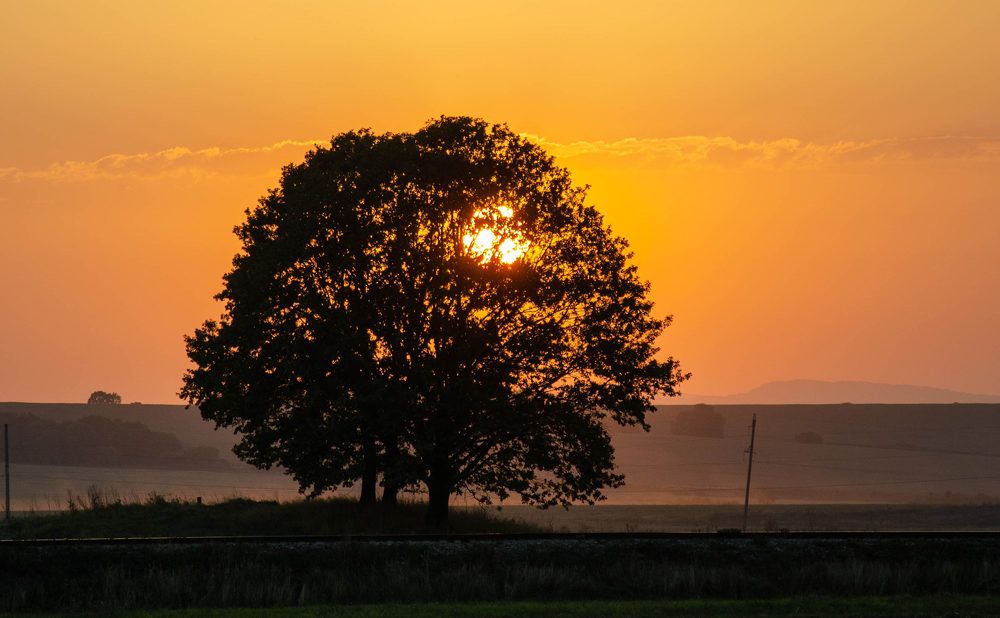 Закат по пути домой...