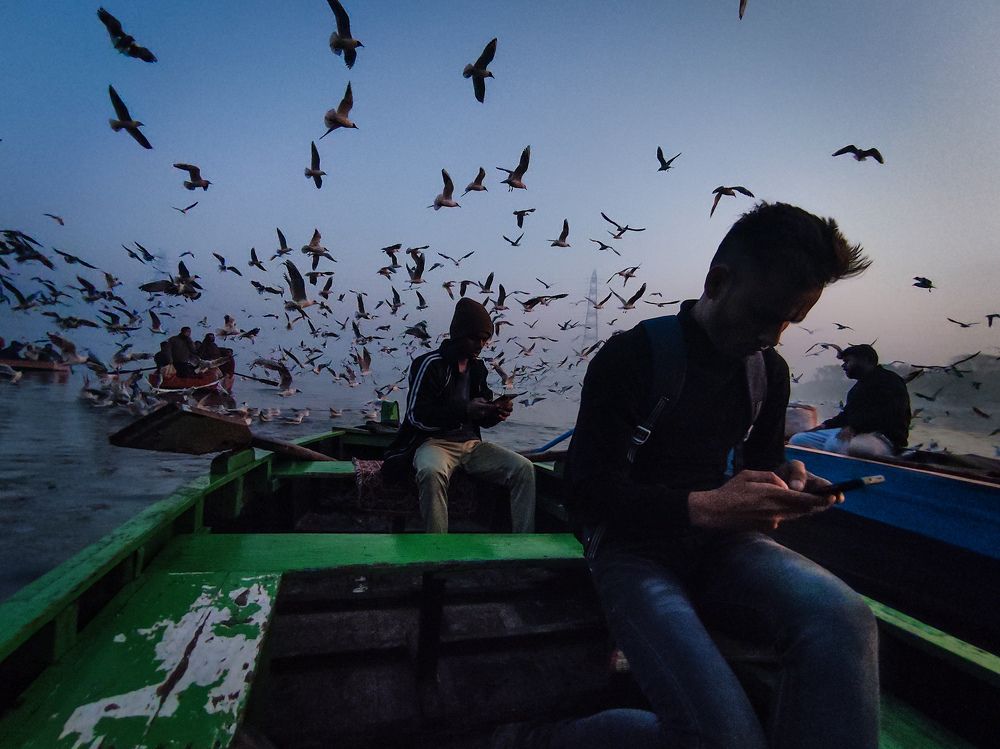 Wide view of Yamuna Ghat