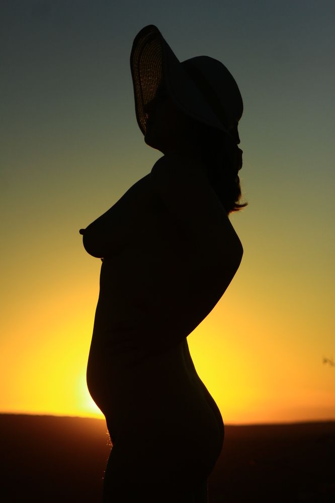 Sunset art moment