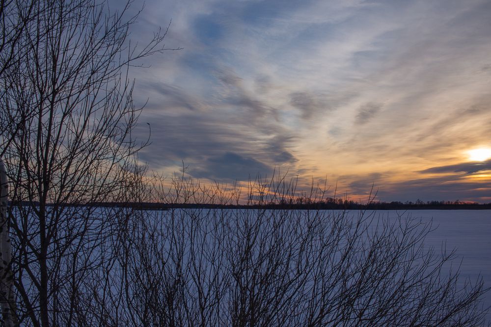 Деревенский закат