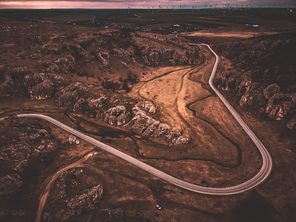 Natural canyon from Romania