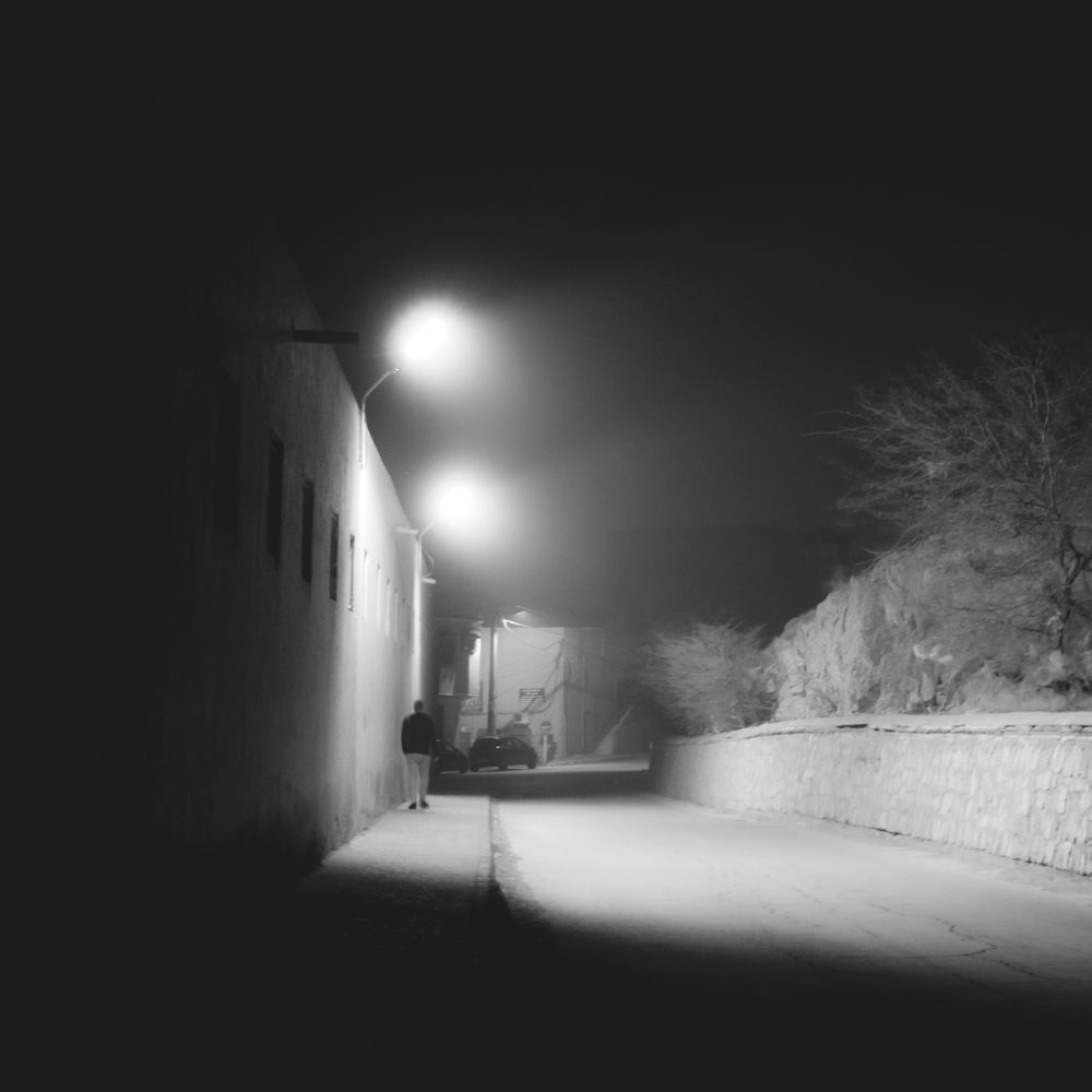 Nuit et vent de sable.