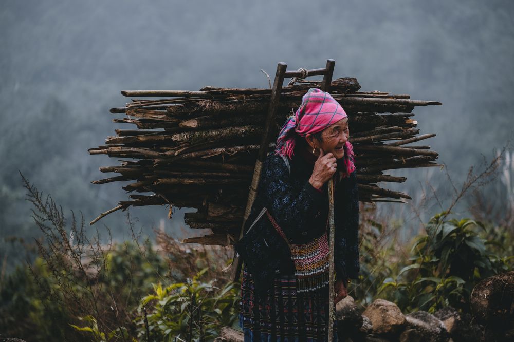 Vietnam Ethnic Minority Old Woman