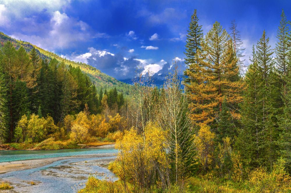 Когда реки встречаются .