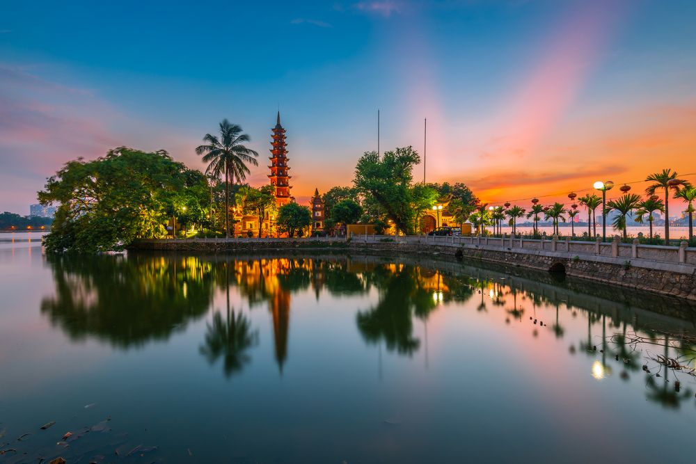 The Brilliant Sunset