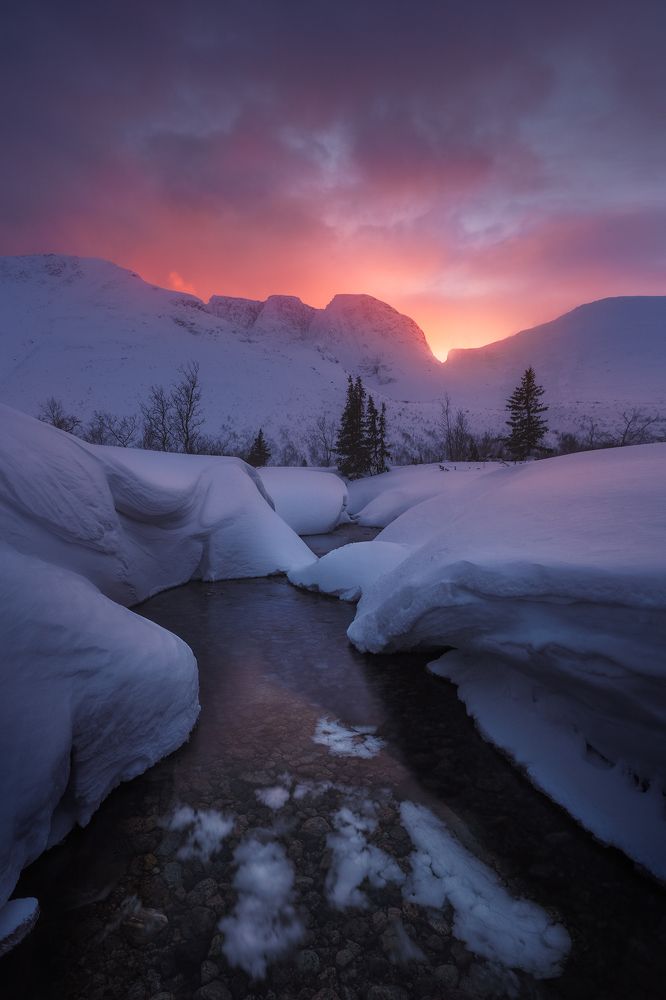 Закат на Малом Вудъявре