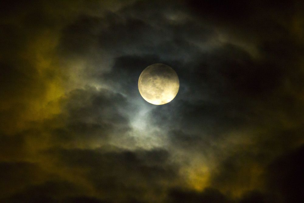 хмурое небо