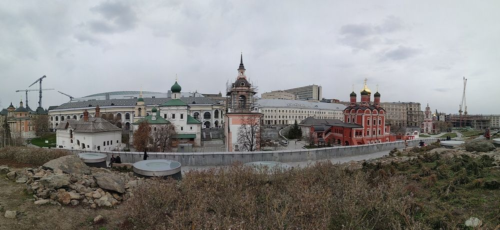 Панорамный вид на Москву