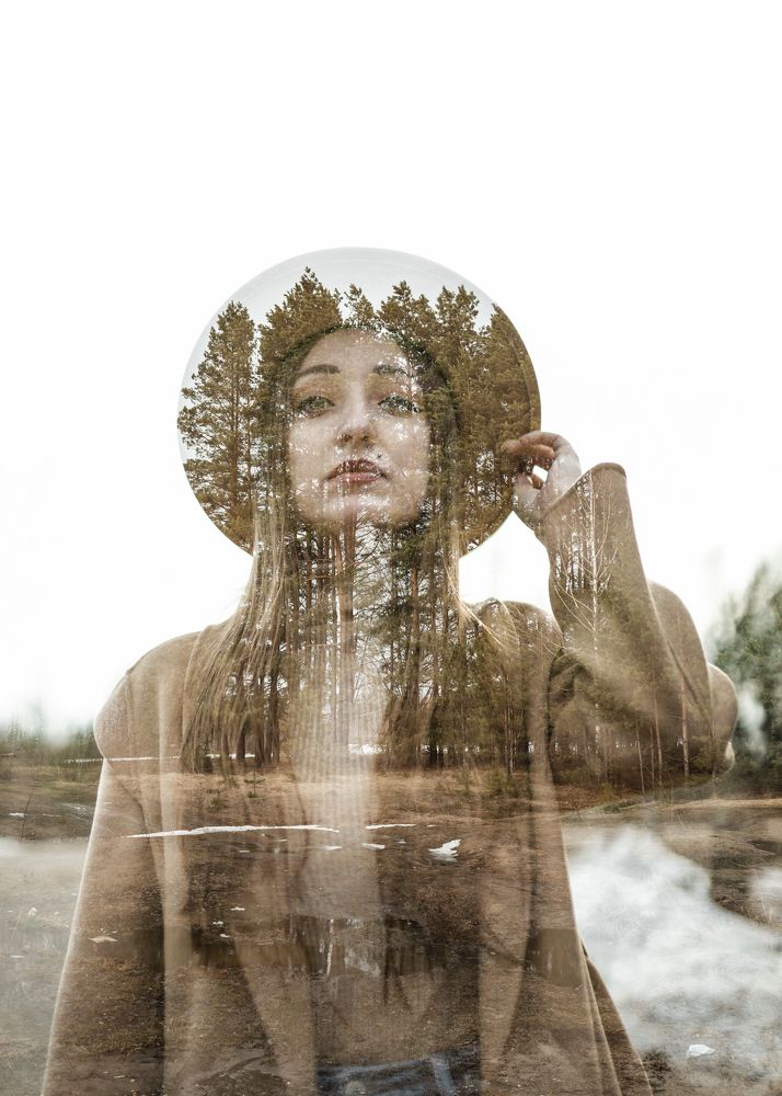 Автопортрет мультиэкспозиция