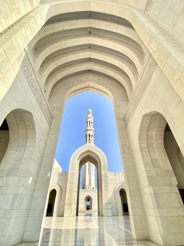 Sultan Qaboos Mosque minaret