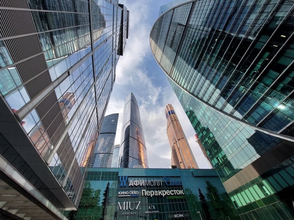 Небо в Москва-Сити