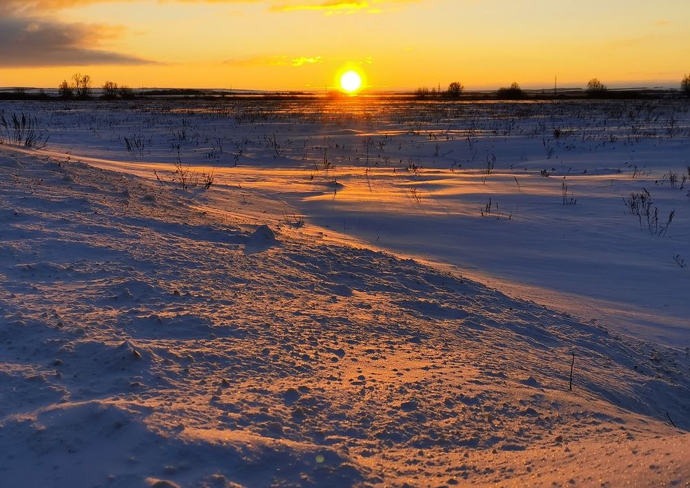 Зимнее солнце