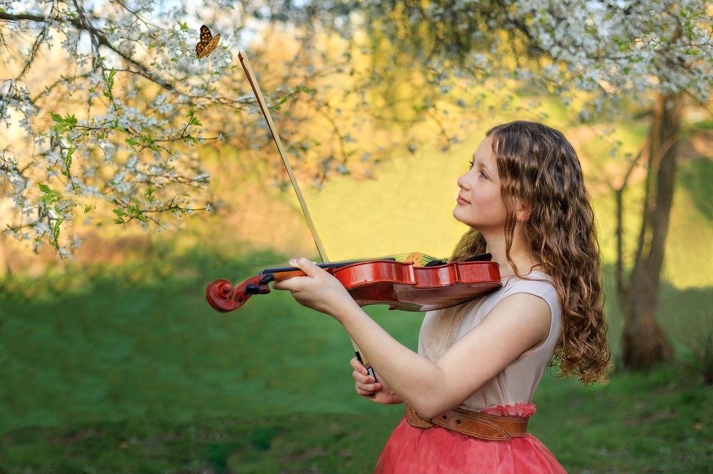 Полет бабочки.