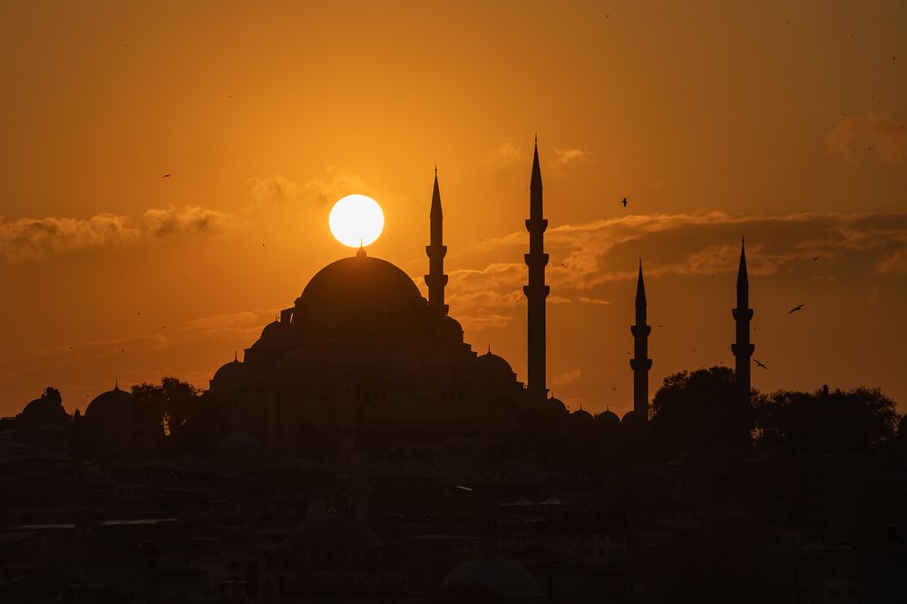 Закат над Сулейманией