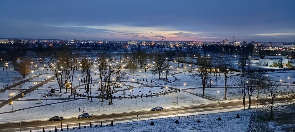 The Podnikolya Park in Mogilev