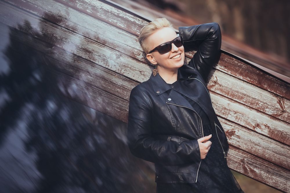 Аня выгуливает улыбку