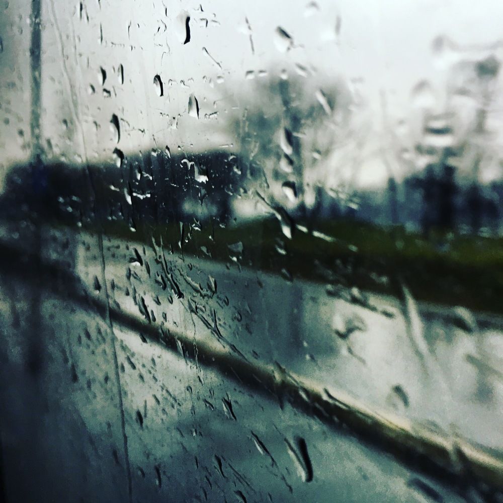 Rainy look to the street