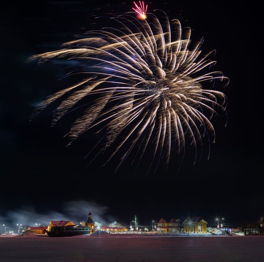 Хроника салюта на 23 февраля 2022 года на Камчатке