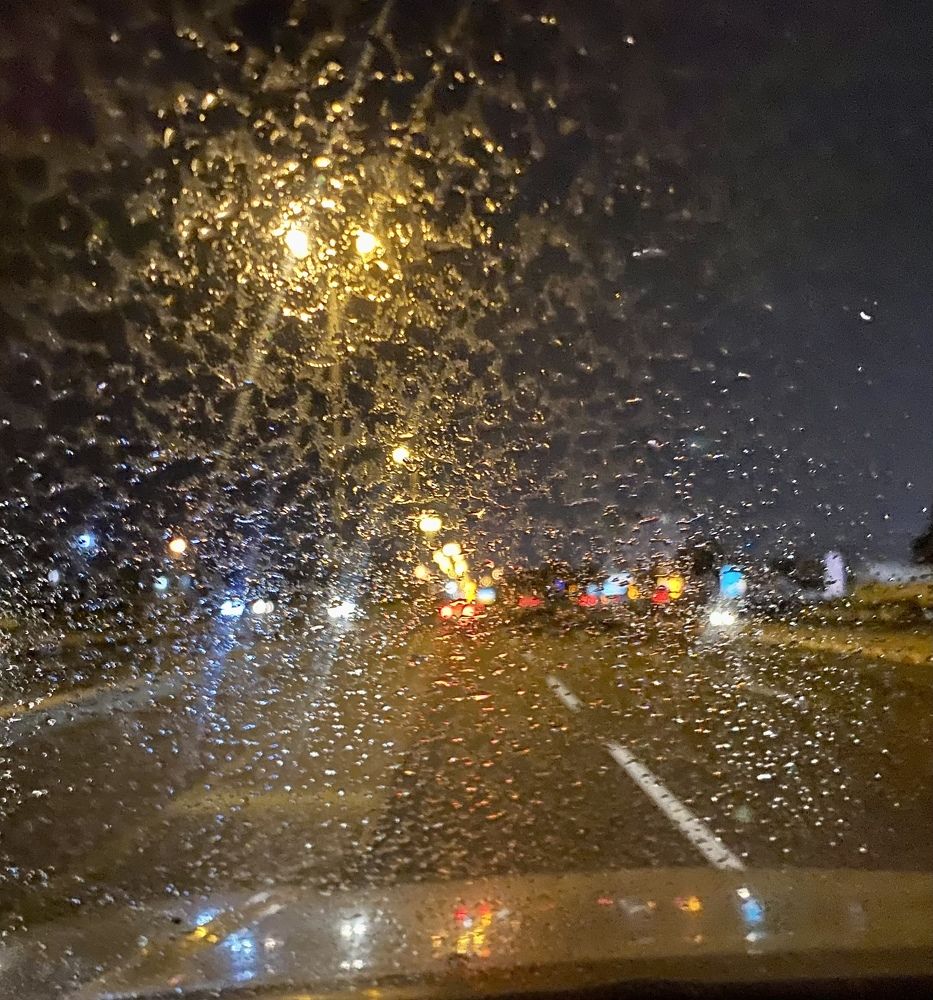 Rain in the streets of Muscat