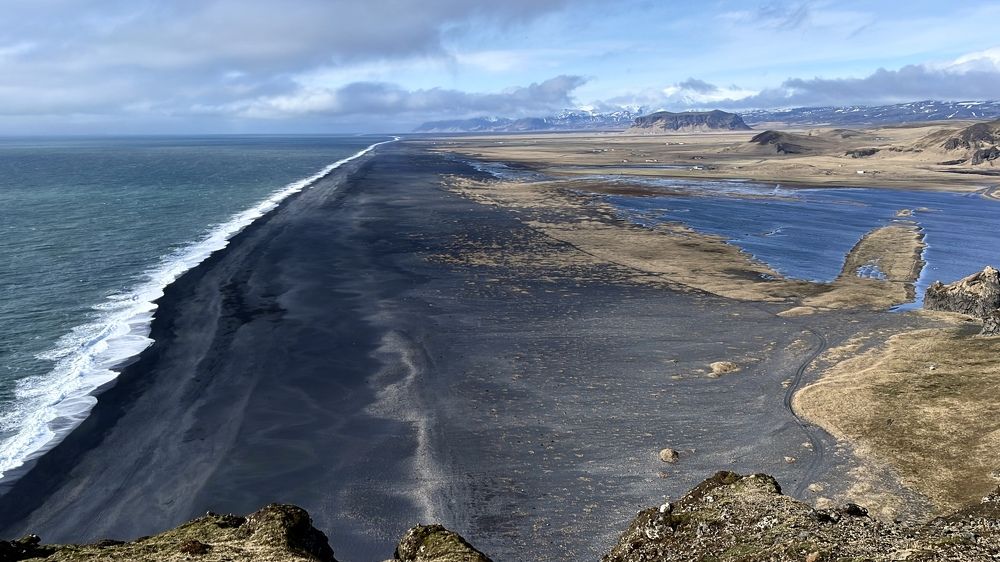 Black Sand Beach in Iceland