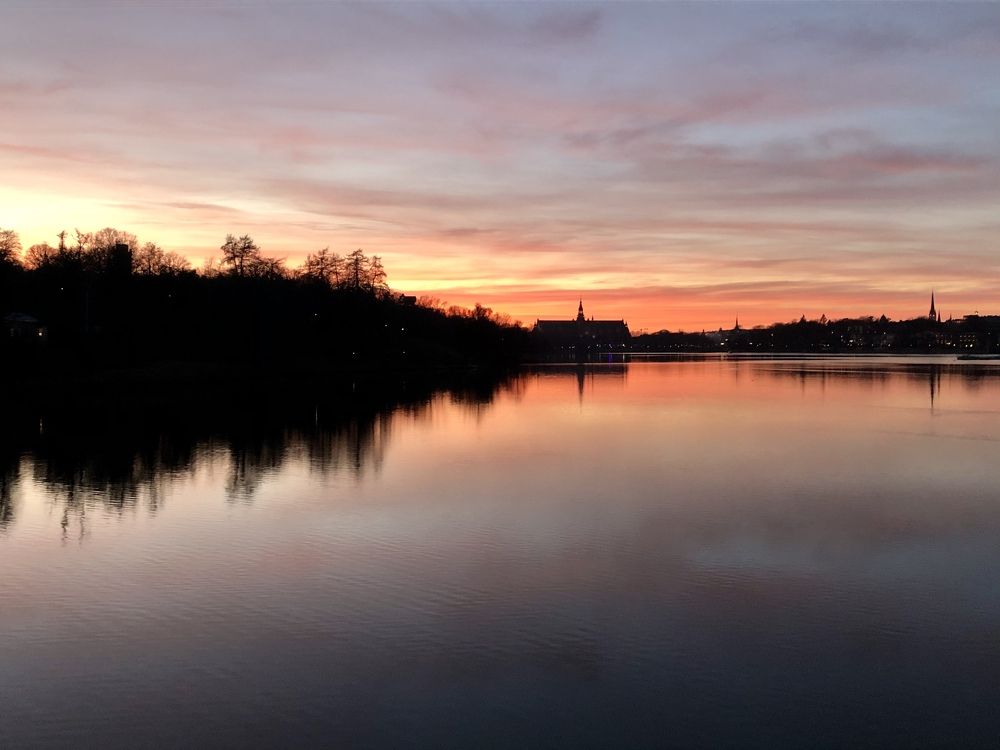 The sunset of Stockholm