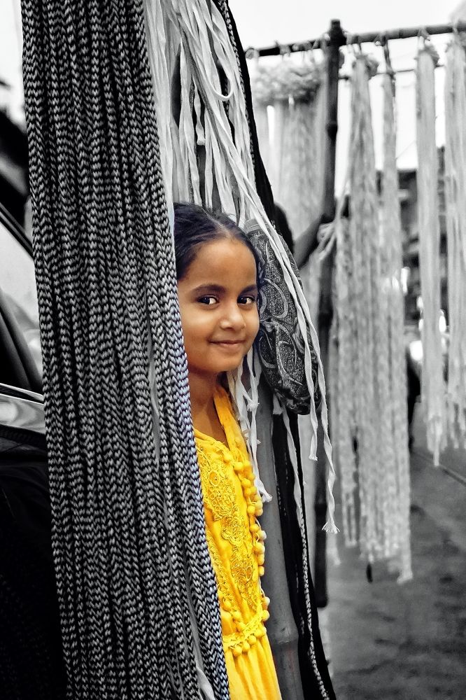 Happiness start from one's smile.