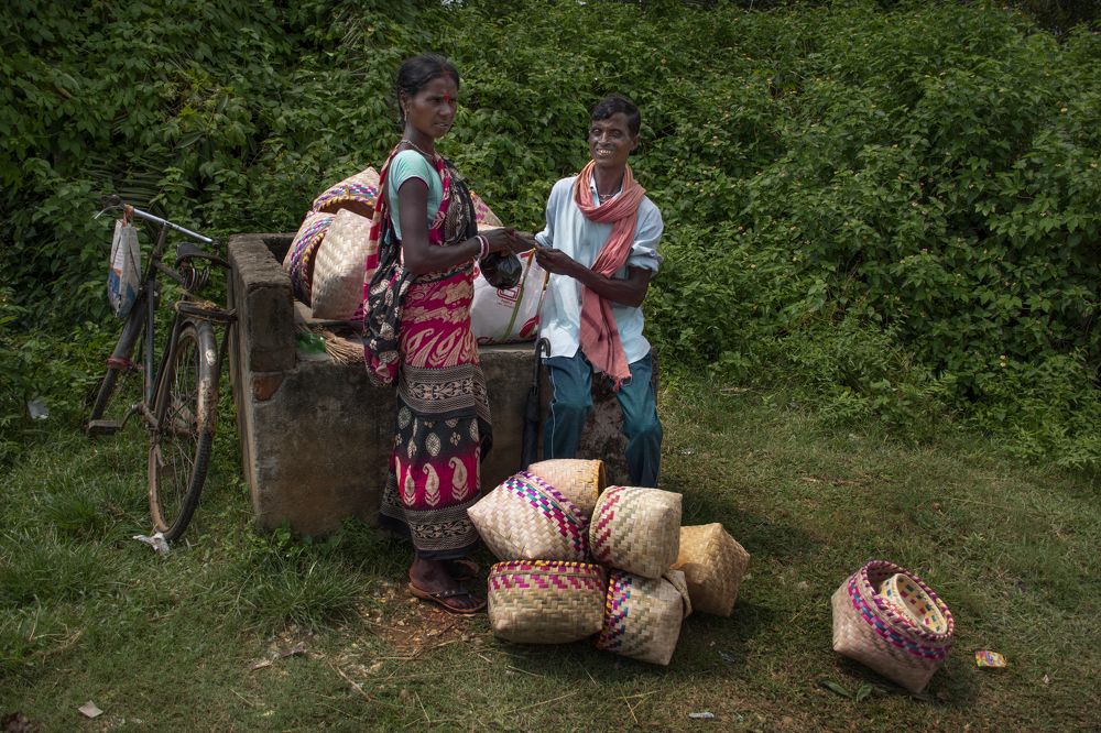 COUPLE OF BASKET MAKER