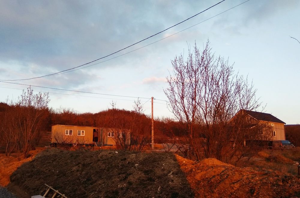 Красный вечер.